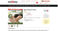 Desktop Screenshot of miraclebamboopillow.com